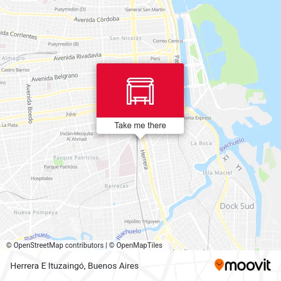 Herrera E Ituzaingó map