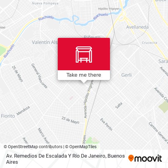 Av. Remedios De Escalada Y Río De Janeiro map