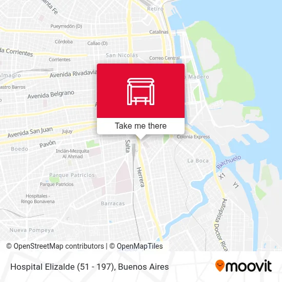 Hospital Elizalde (51 - 197) map