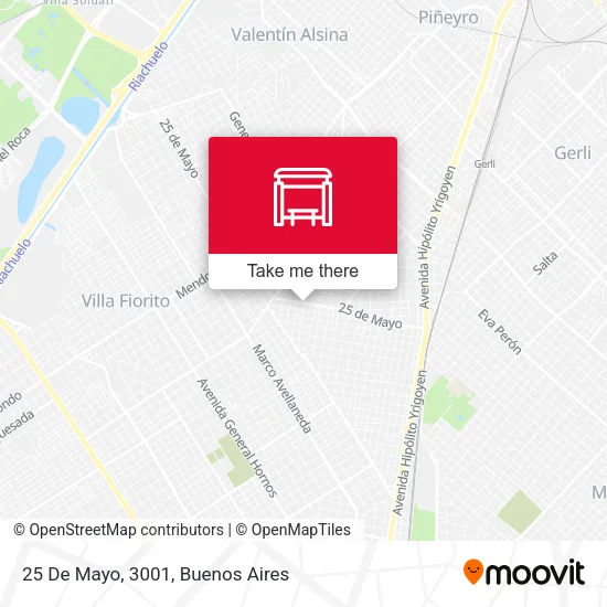 25 De Mayo, 3001 map