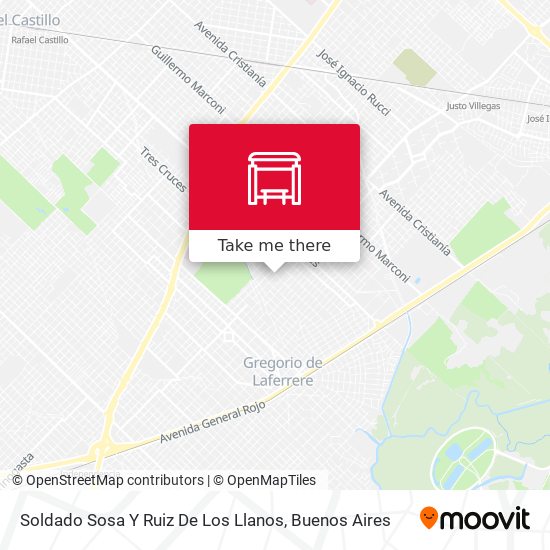 Mapa de Soldado Sosa Y Ruiz De Los Llanos