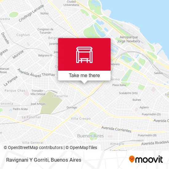 Ravignani Y Gorriti map