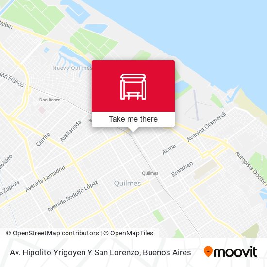 Av. Hipólito Yrigoyen Y San Lorenzo map