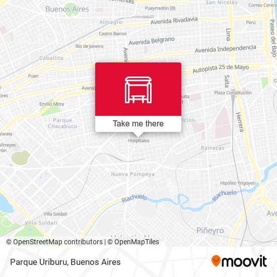 Parque Uriburu map