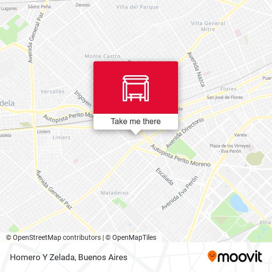 Mapa de Homero Y Zelada