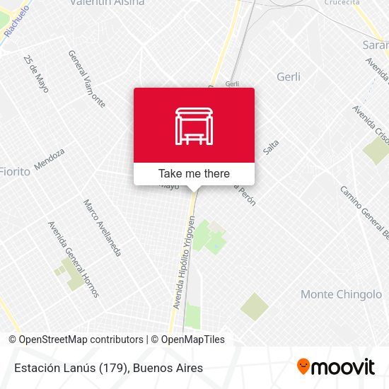 Mapa de Estación Lanús (179)