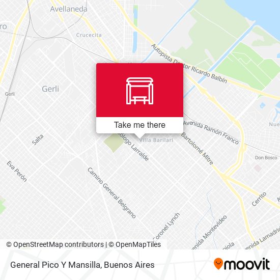 General Pico Y Mansilla map