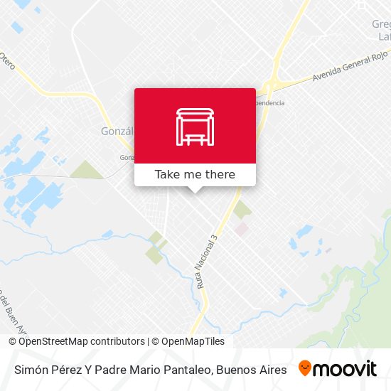Mapa de Simón Pérez Y Padre Mario Pantaleo