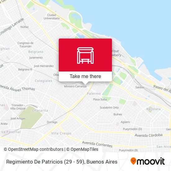 Regimiento De Patricios (29 - 59) map