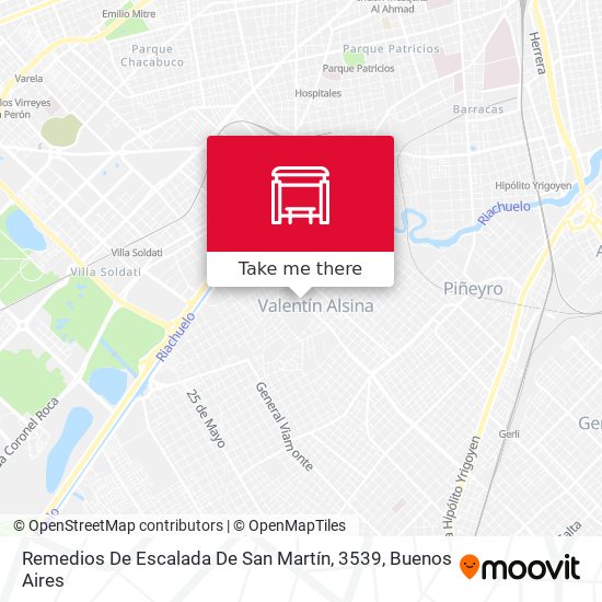 Remedios De Escalada De San Martín, 3539 map