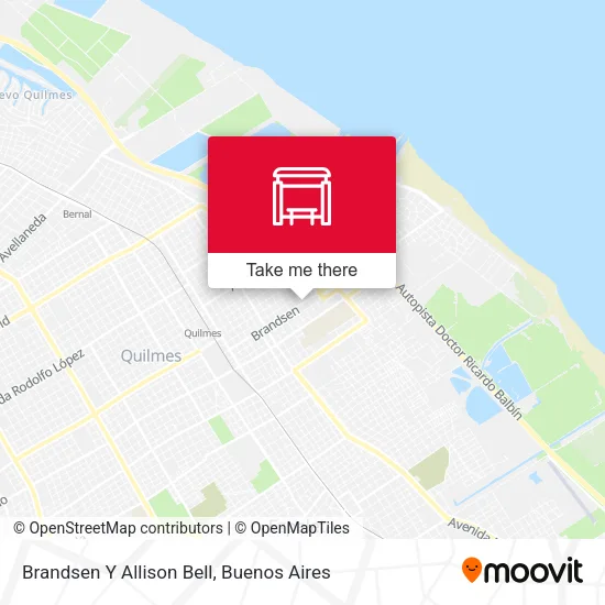 Mapa de Brandsen Y Allison Bell