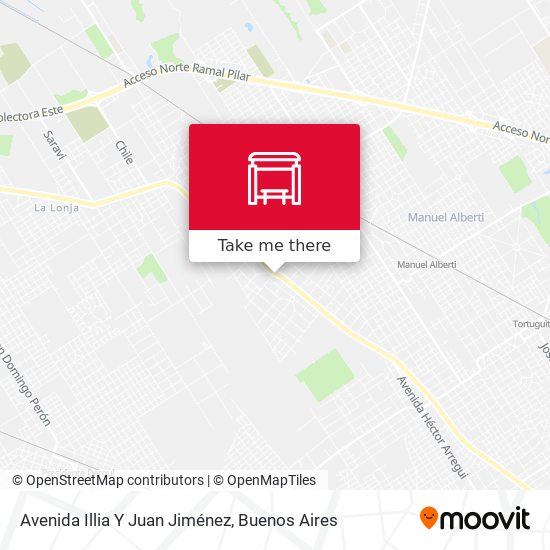 Mapa de Avenida Illia Y Juan Jiménez