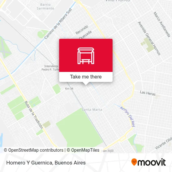 Homero Y Guernica map