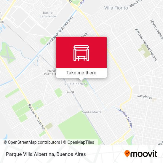 Mapa de Parque Villa Albertina