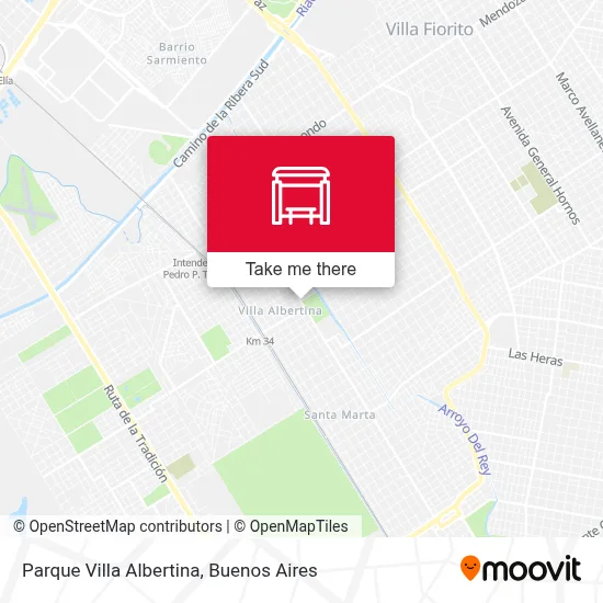 Parque Villa Albertina map