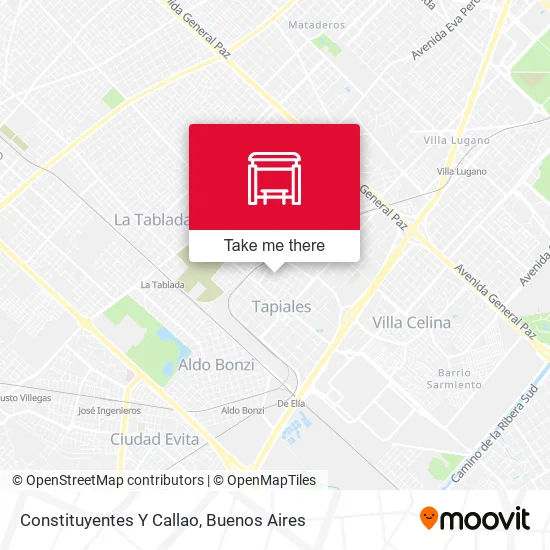 Constituyentes Y Callao map