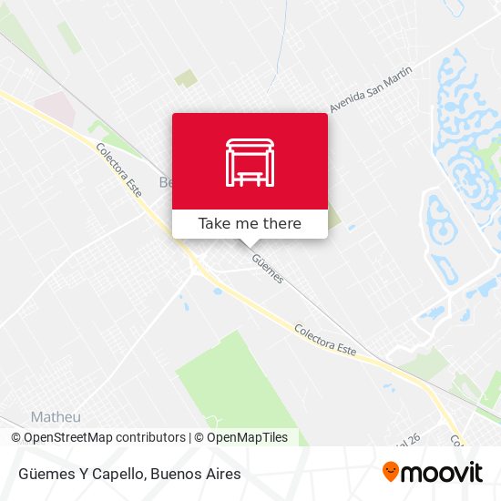 Mapa de Güemes Y Capello