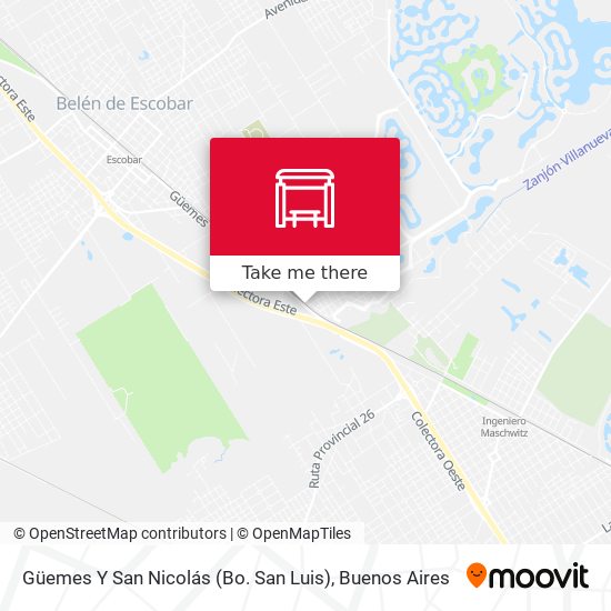 Güemes Y San Nicolás (Bo. San Luis) map