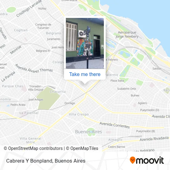 Cabrera Y Bonpland map