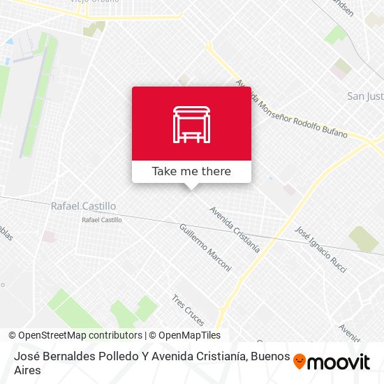 José Bernaldes Polledo Y Avenida Cristianía map