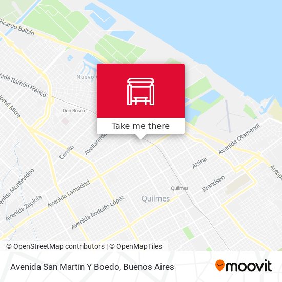 Mapa de Avenida San Martín Y Boedo