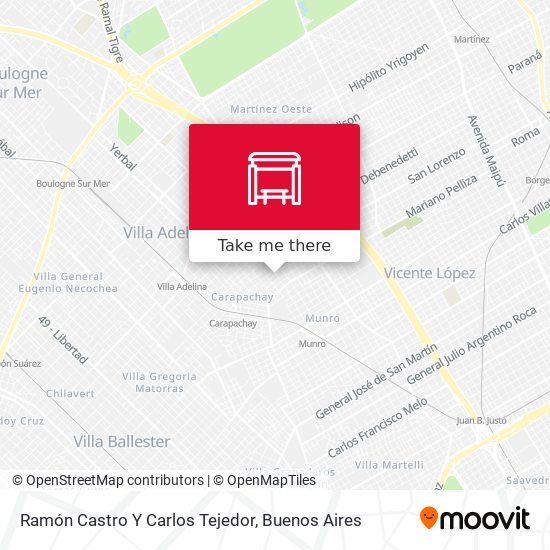 Ramón Castro Y Carlos Tejedor map