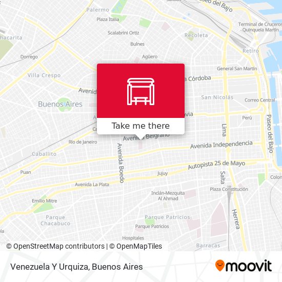 Venezuela Y Urquiza map