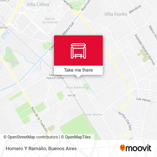 Homero Y Ramallo map
