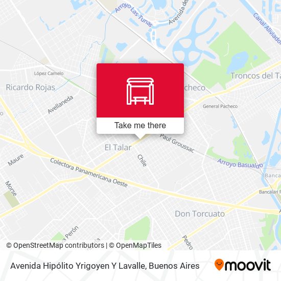 Mapa de Avenida Hipólito Yrigoyen Y Lavalle