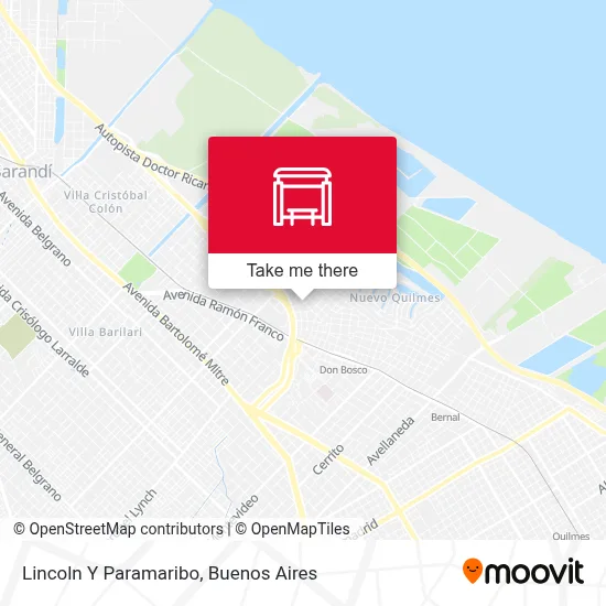 Lincoln Y Paramaribo map