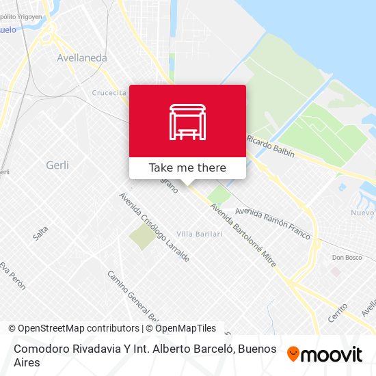 Mapa de Comodoro Rivadavia Y Int. Alberto Barceló