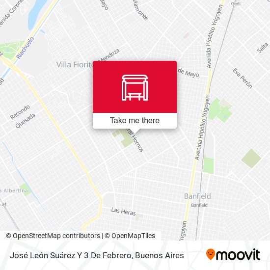 José León Suárez Y 3 De Febrero map