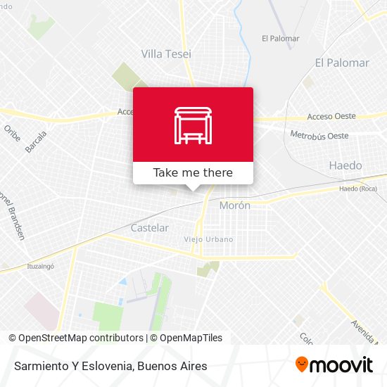 Sarmiento Y Eslovenia map