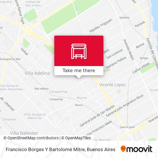 Mapa de Francisco Borges Y Bartolomé Mitre