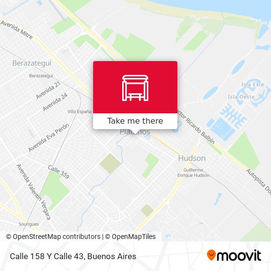 Mapa de Calle 158 Y Calle 43