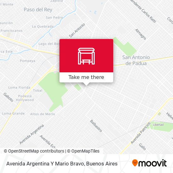 Avenida Argentina Y Mario Bravo map