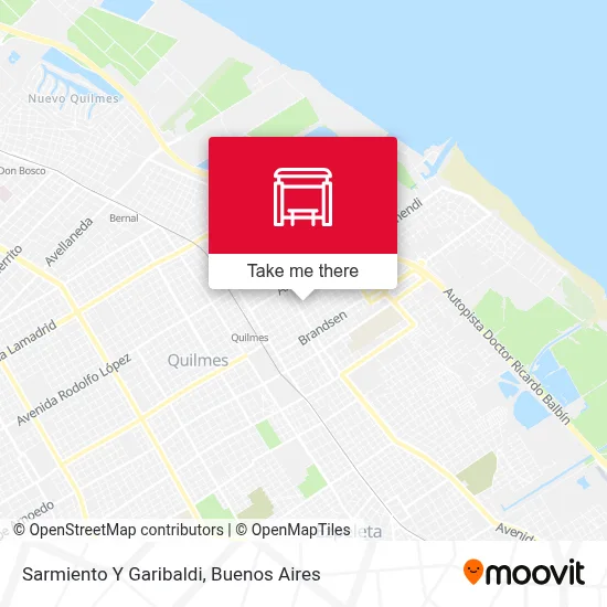 Sarmiento Y Garibaldi map