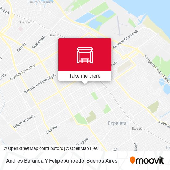 Andrés Baranda Y Felipe Amoedo map
