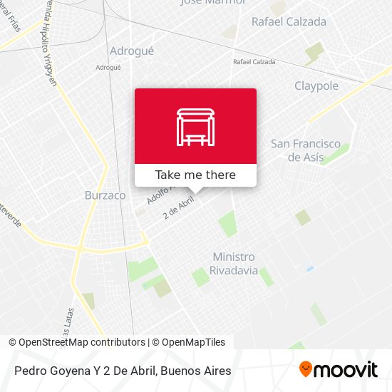 Pedro Goyena Y 2 De Abril map