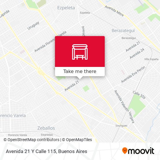 Avenida 21 Y Calle 115 map