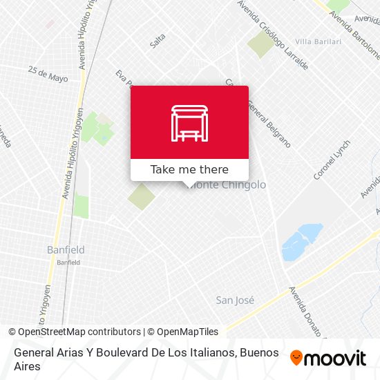 General Arias Y Boulevard De Los Italianos map