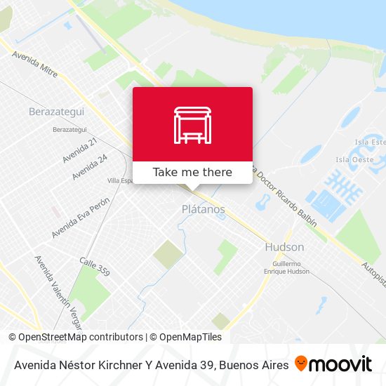 Avenida Néstor Kirchner Y Avenida 39 map