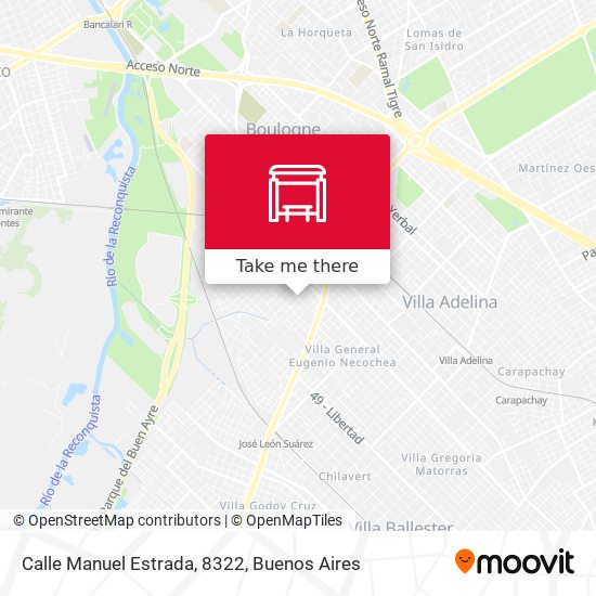 Calle Manuel Estrada, 8322 map