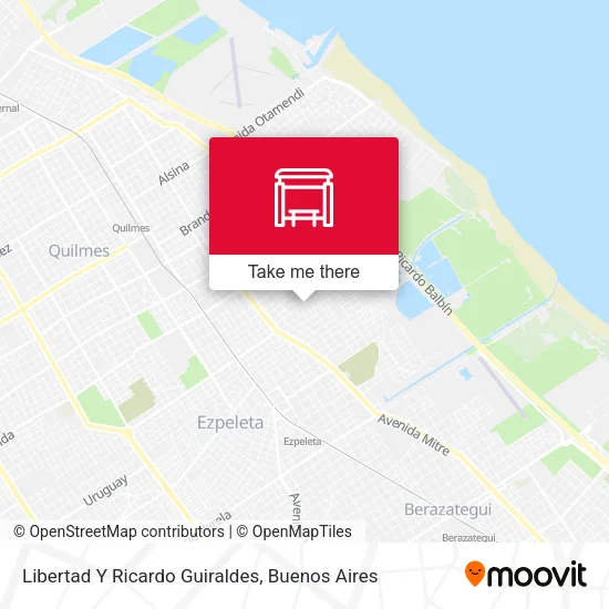 Libertad Y Ricardo Guiraldes map