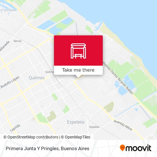 Primera Junta Y Pringles map