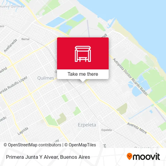 Primera Junta Y Alvear map