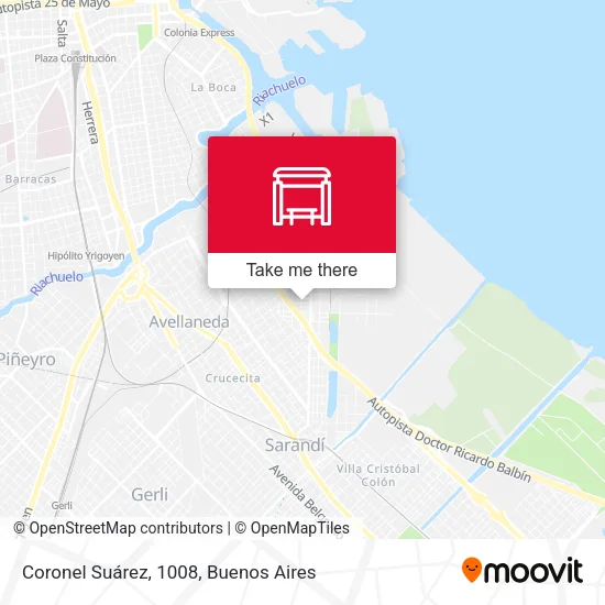 Coronel Suárez, 1008 map