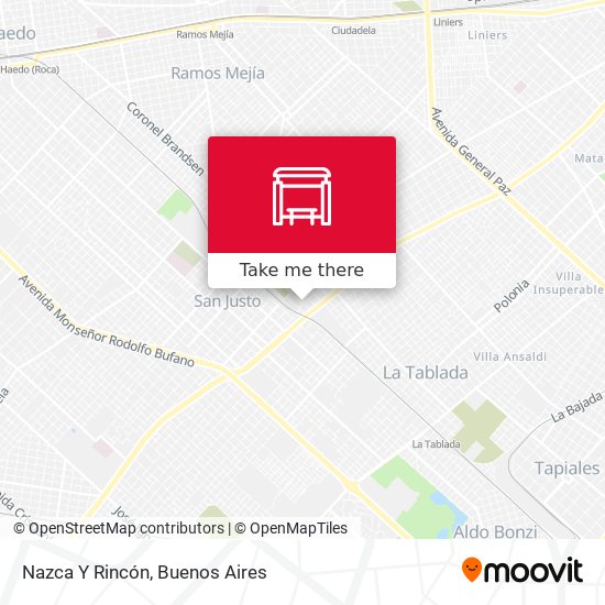 Nazca Y Rincón map