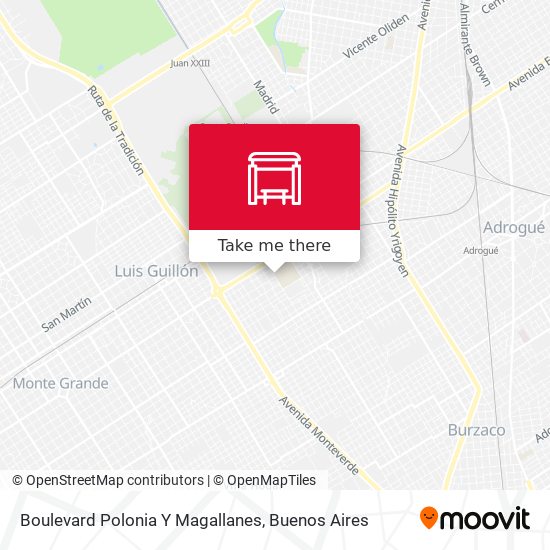 Boulevard Polonia Y Magallanes map