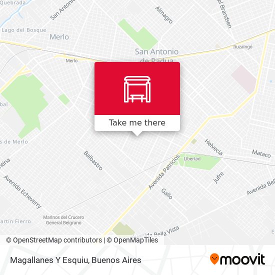 Mapa de Magallanes Y Esquiu